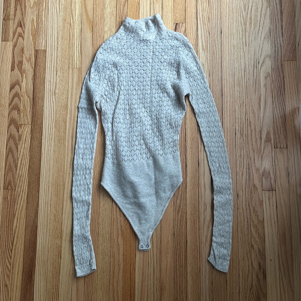 Abercrombie High neck sweater bodysuit
